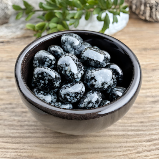 Snowflake Obsidian Tumble