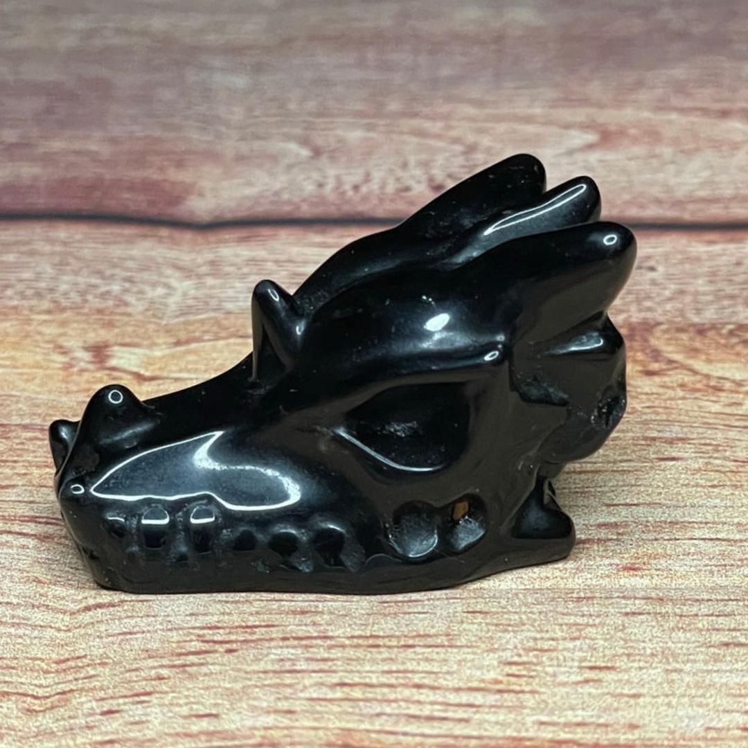 Obsidian Dragon Head