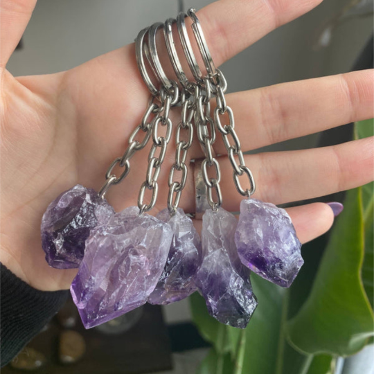 Amethyst Keyring