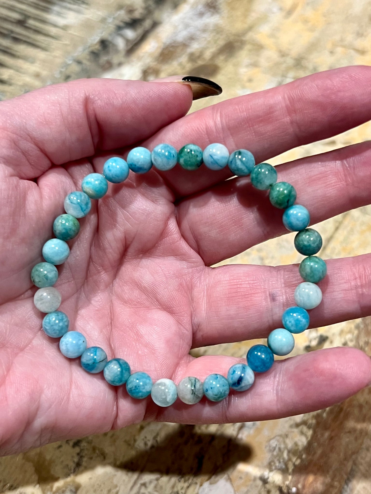 Hemimorphite Bracelet