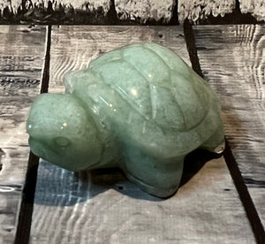 Green Aventurine Turtle