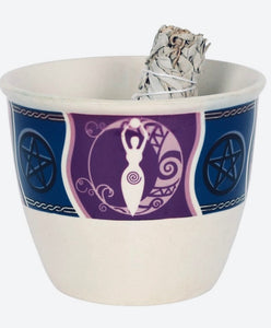 Goddess Ceramic Smudge Holder