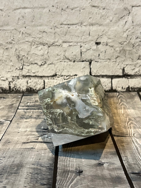 Moss Agate Balancing Cube