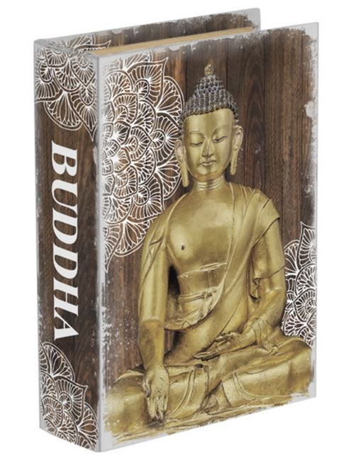 Gold Buddha Mandala Book Box