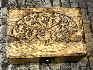 Carved Box - Tree Of Life