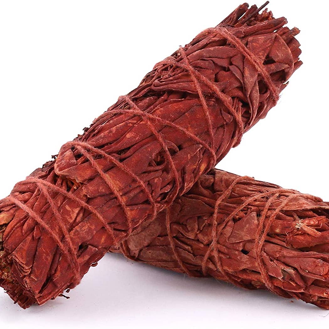 White Sage Dragon Blood Red Smudge Stick