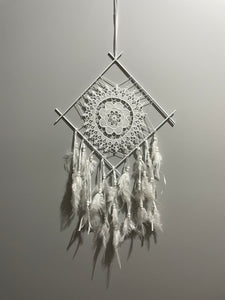 Diamond Macramé Dream Catcher