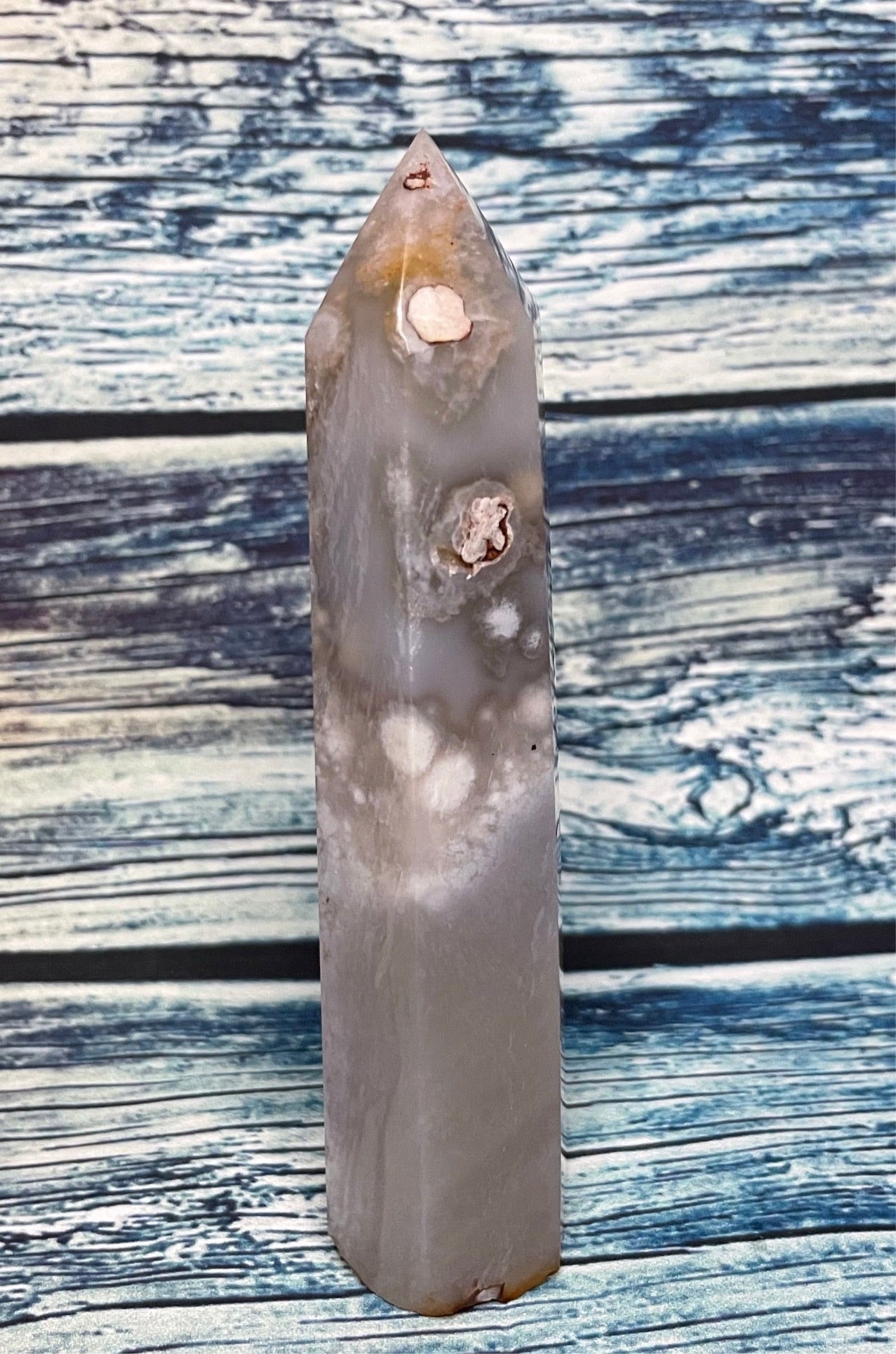 Cherry Blossom Agate Tower