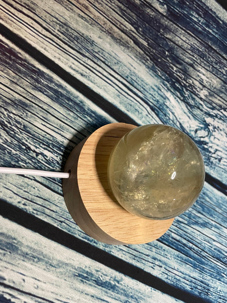 Citrine Sphere Lamp