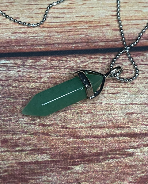 Double Terminated Pendant Necklace